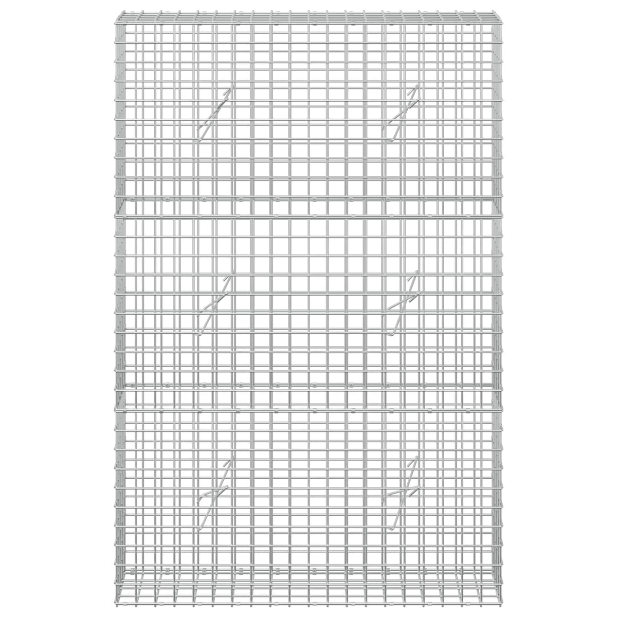 Gabion s 5 mm žicom i mrežom 5x5 cm 100x20x150 cm
