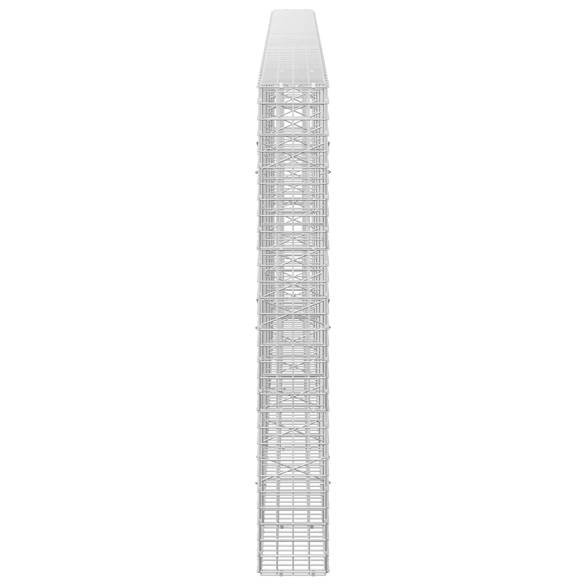 Gabion s 5 mm žicom i mrežom 5x5 cm 450x20x150 cm
