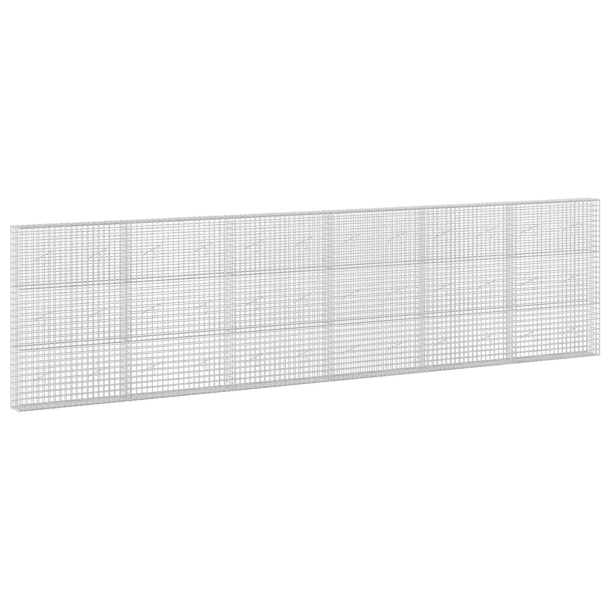 Gabion s 5 mm žicom i mrežom 5x5 cm 600x20x150 cm