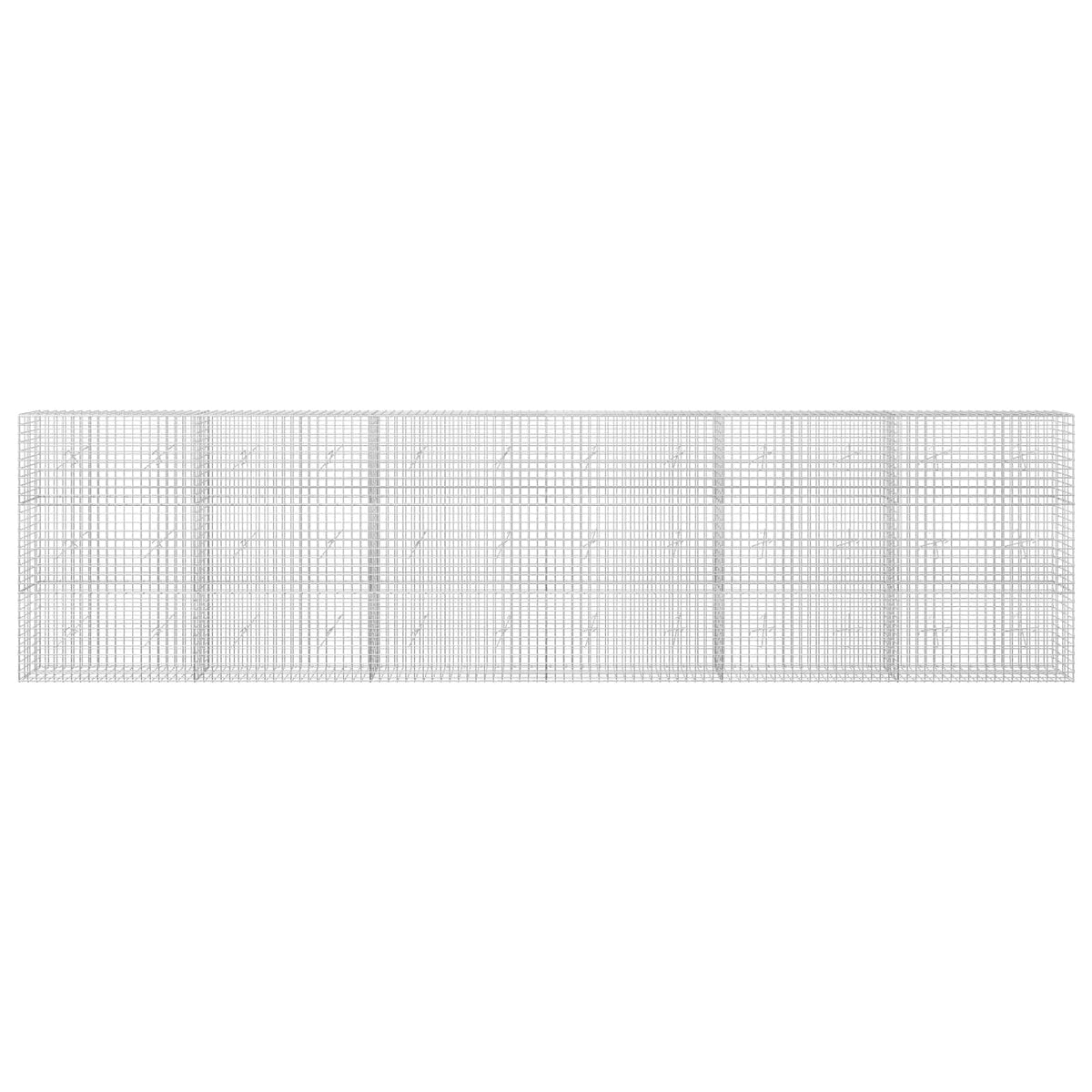 Gabion s 5 mm žicom i mrežom 5x5 cm 600x20x150 cm