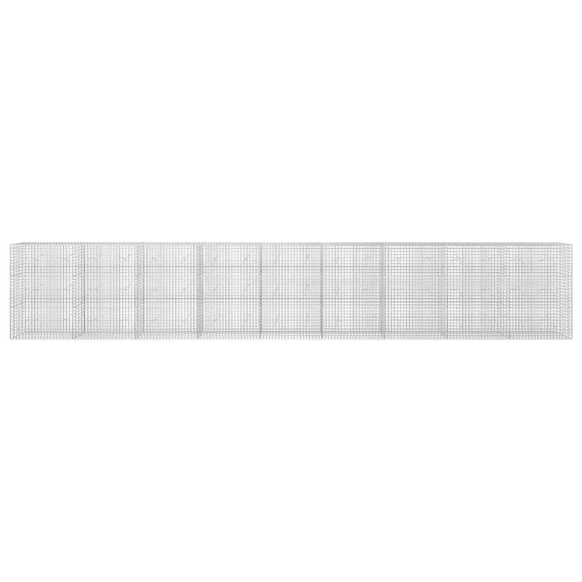 Gabion s 5 mm žicom i mrežom 5x5 cm 900x20x150 cm