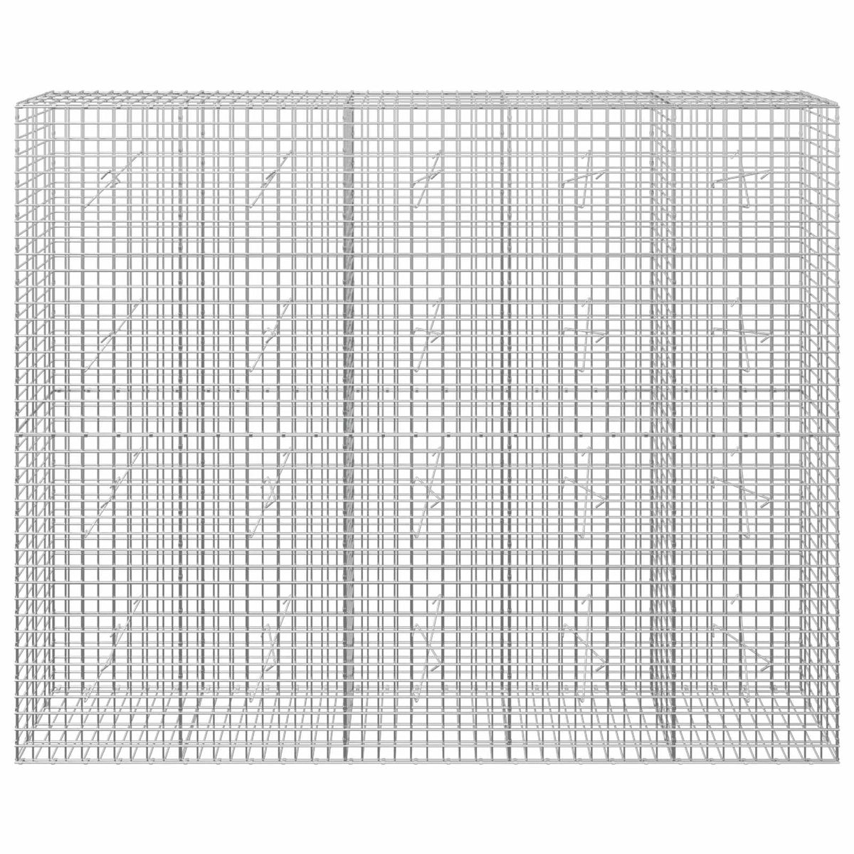 Gabion s 5 mm žicom i mrežom 5x5 cm 250x20x200 cm