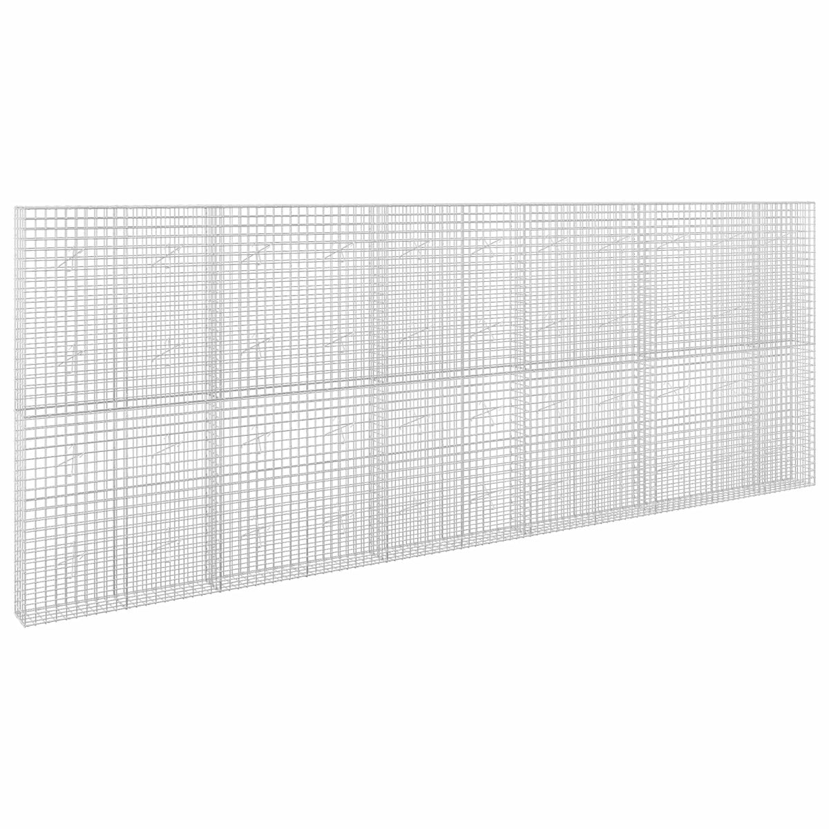 Gabion s 5 mm žicom i mrežom 5x5 cm 550x20x200 cm