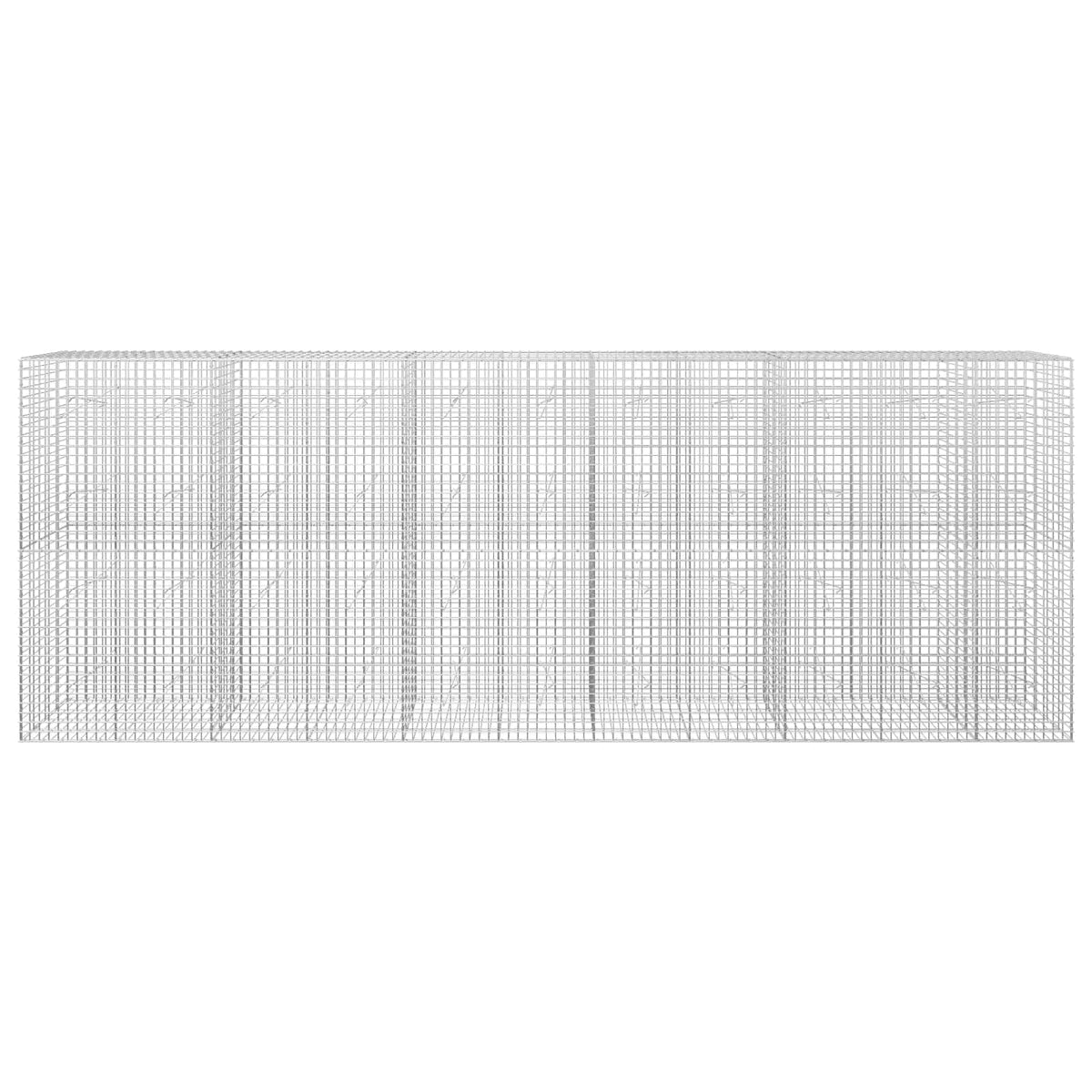 Gabion s 5 mm žicom i mrežom 5x5 cm 550x20x200 cm