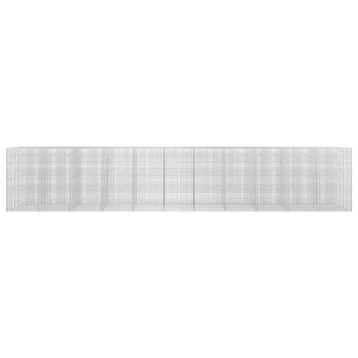 Gabion s 5 mm žicom i mrežom 5x5 cm 1100x20x200 cm