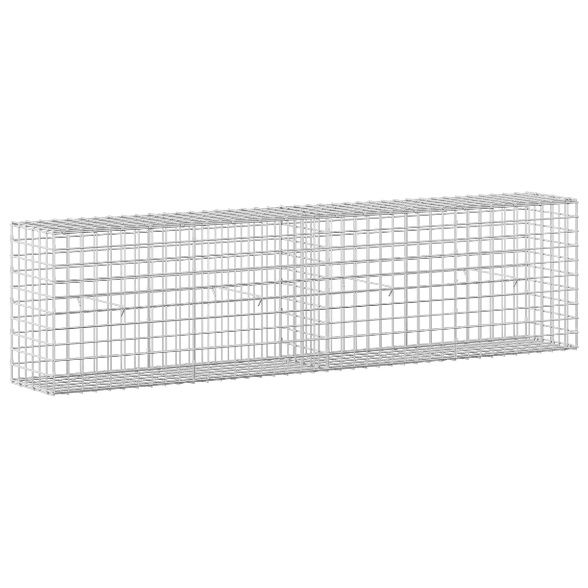 Gabion s 5 mm žicom i mrežom 5x5 cm 200x30x50 cm