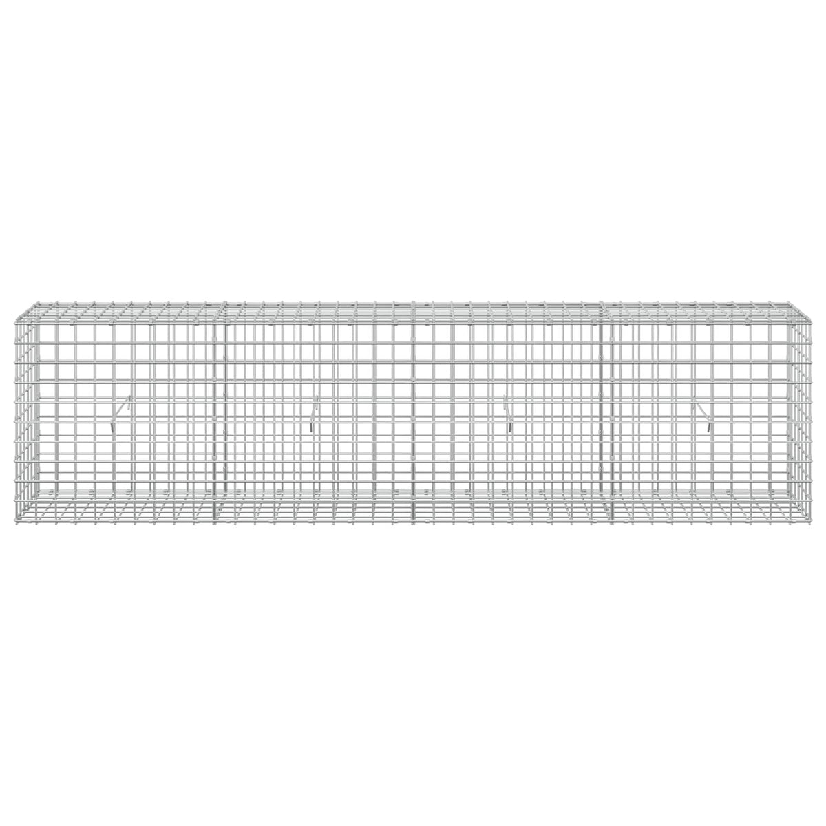 Gabion s 5 mm žicom i mrežom 5x5 cm 200x30x50 cm