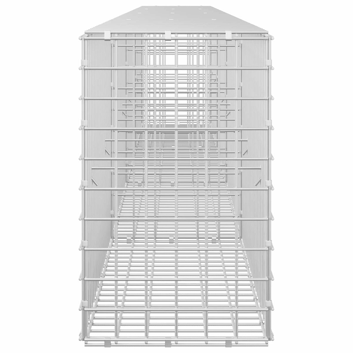 Gabion s 5 mm žicom i mrežom 5x5 cm 400x30x50 cm