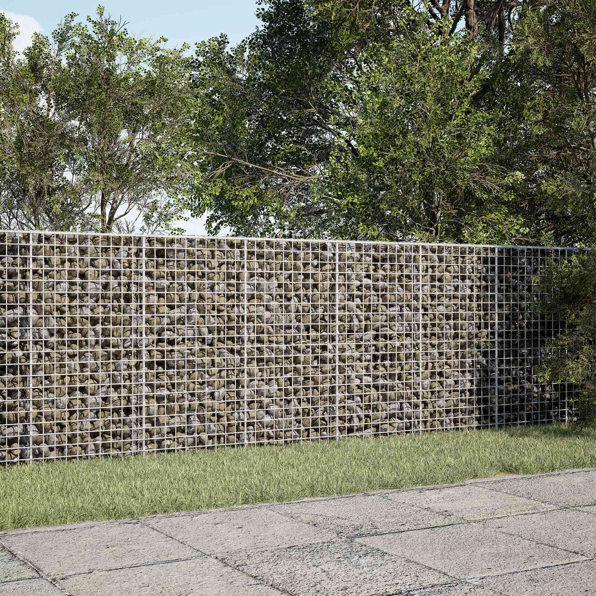 Gabion s 5 mm žicom i mrežom 5x5 cm 250x30x100 cm