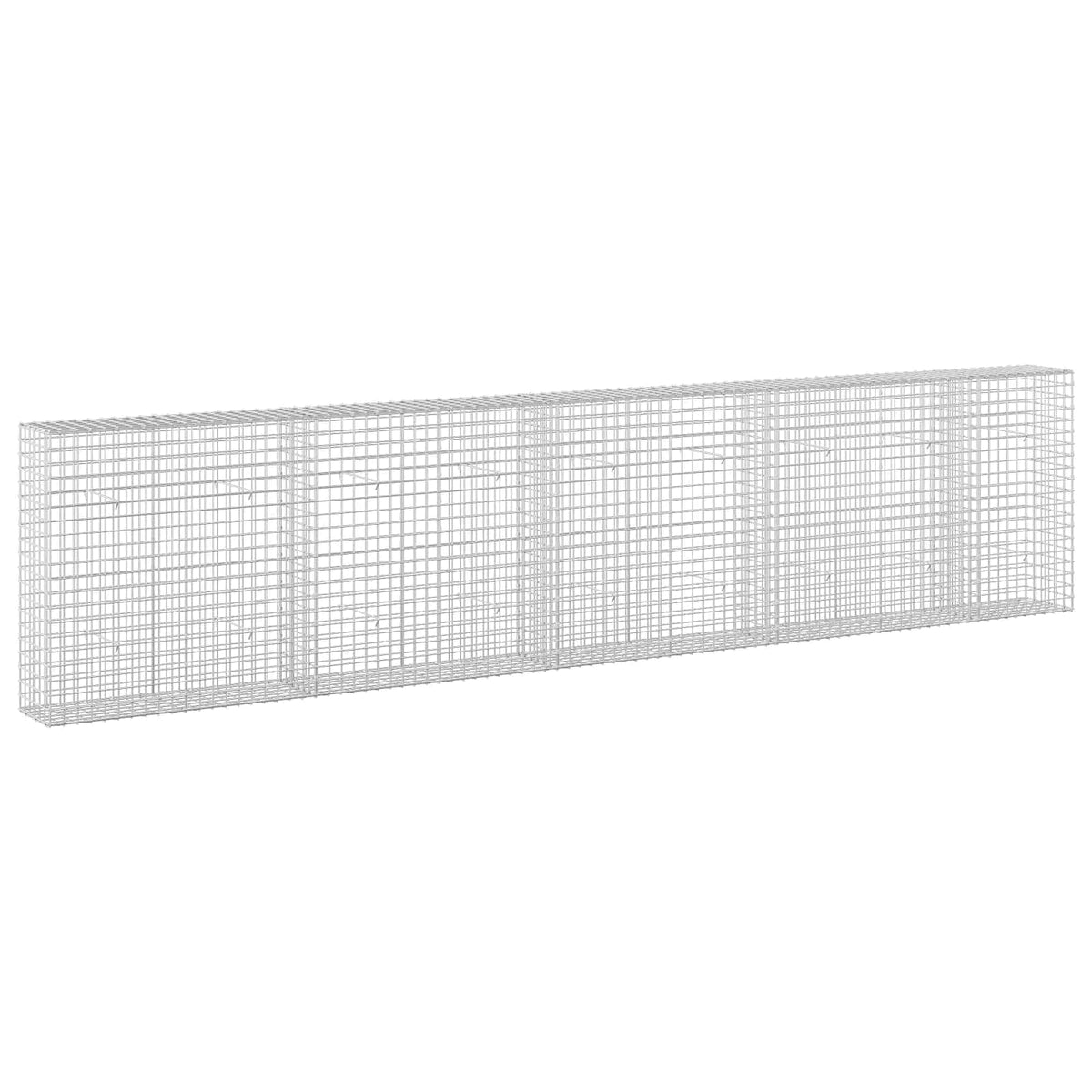 Gabion s 5 mm žicom i mrežom 5x5 cm 450x30x100 cm