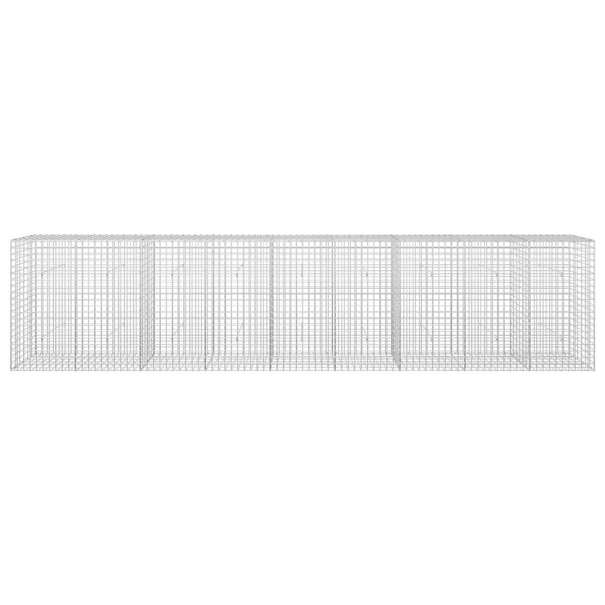 Gabion s 5 mm žicom i mrežom 5x5 cm 450x30x100 cm