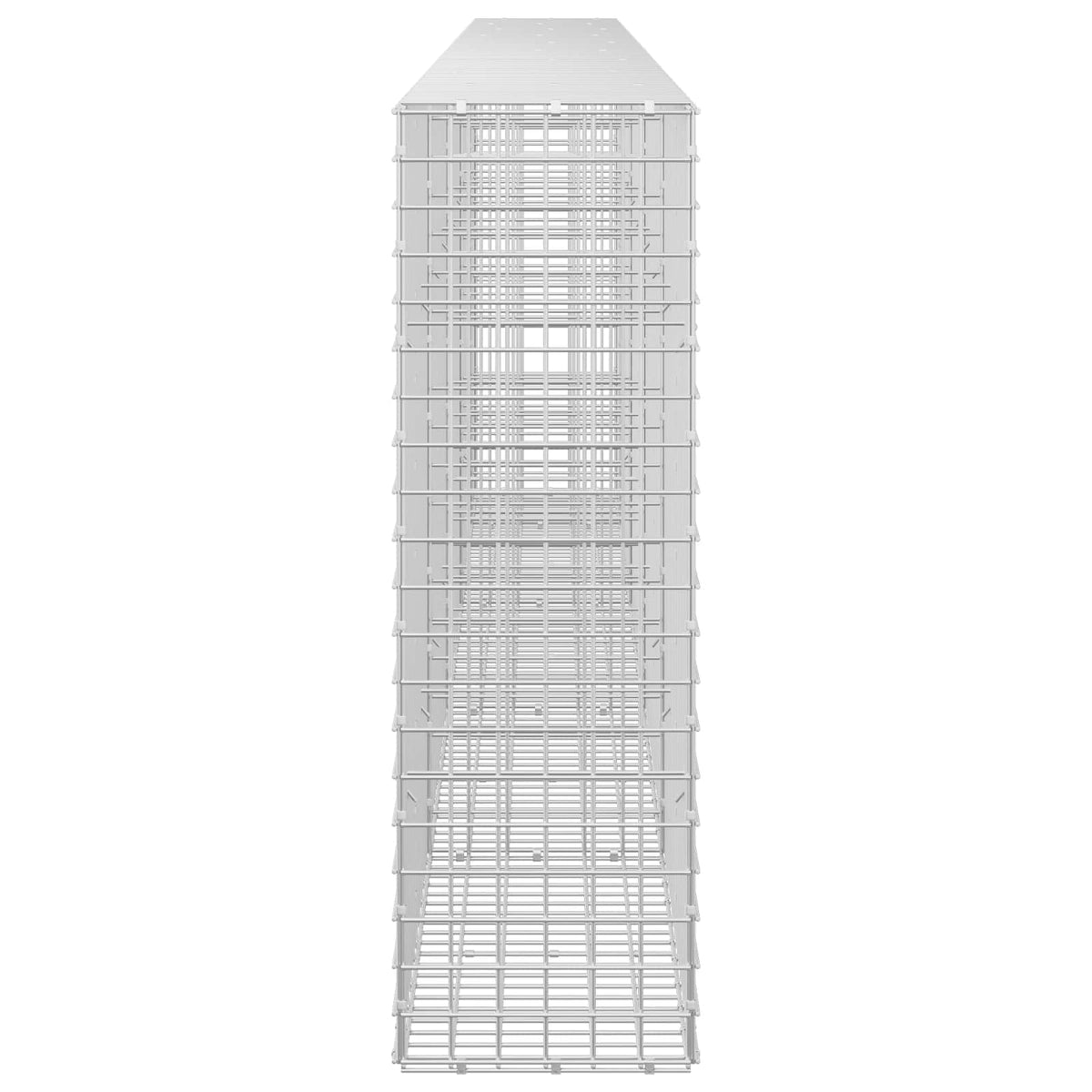 Gabion s 5 mm žicom i mrežom 5x5 cm 450x30x100 cm
