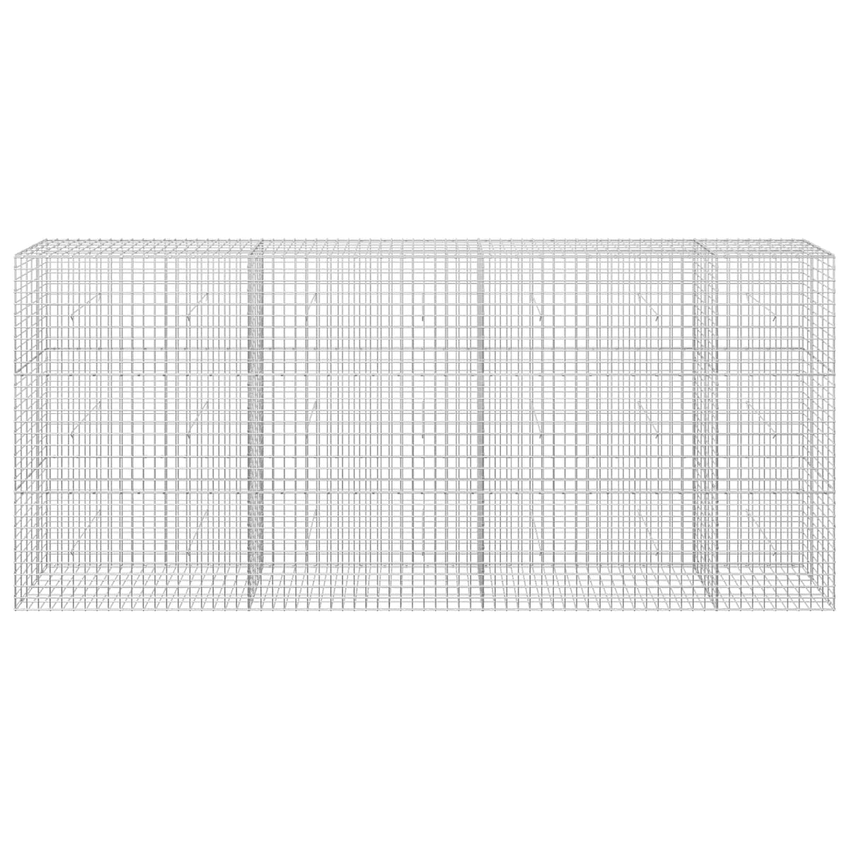 Gabion s 5 mm žicom i mrežom 5x5 cm 350x30x150 cm