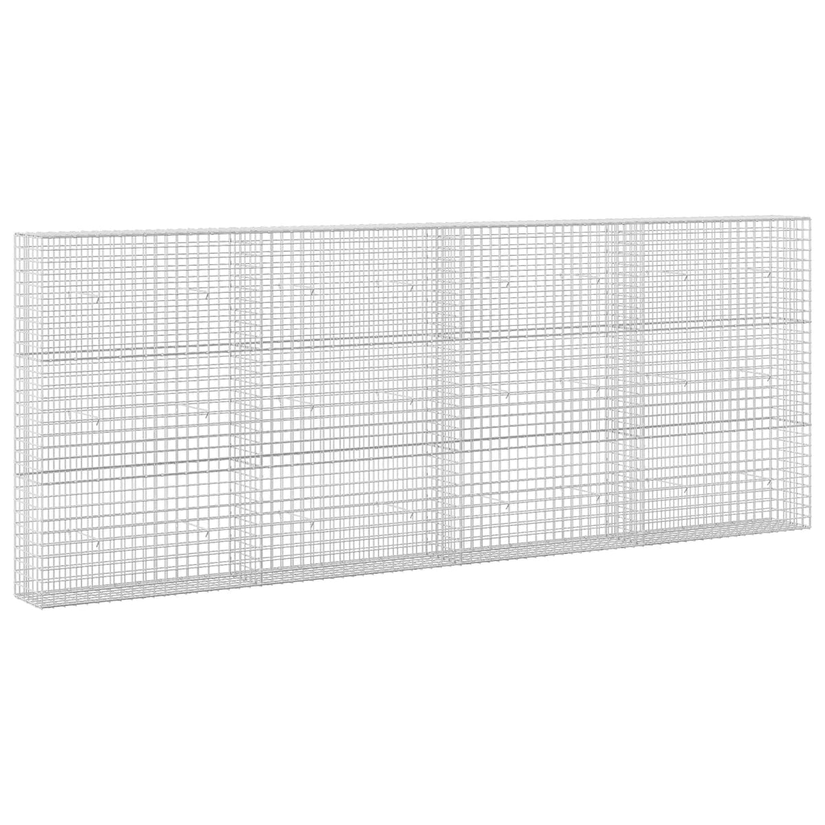Gabion s 5 mm žicom i mrežom 5x5 cm 400x30x150 cm