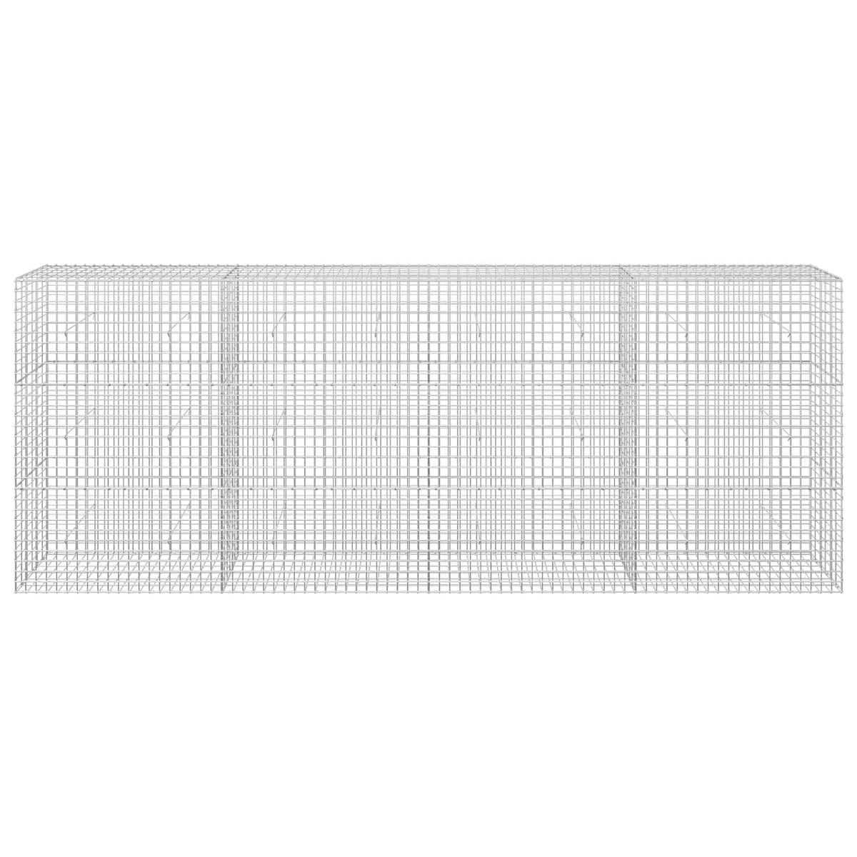 Gabion s 5 mm žicom i mrežom 5x5 cm 400x30x150 cm