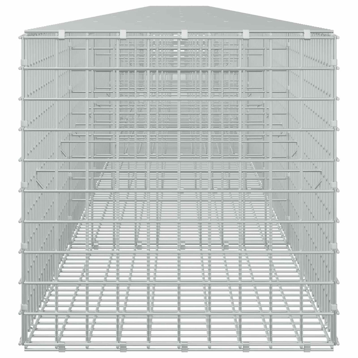 Gabion s 5 mm žicom i mrežom 5x5 cm 1050x50x50 cm