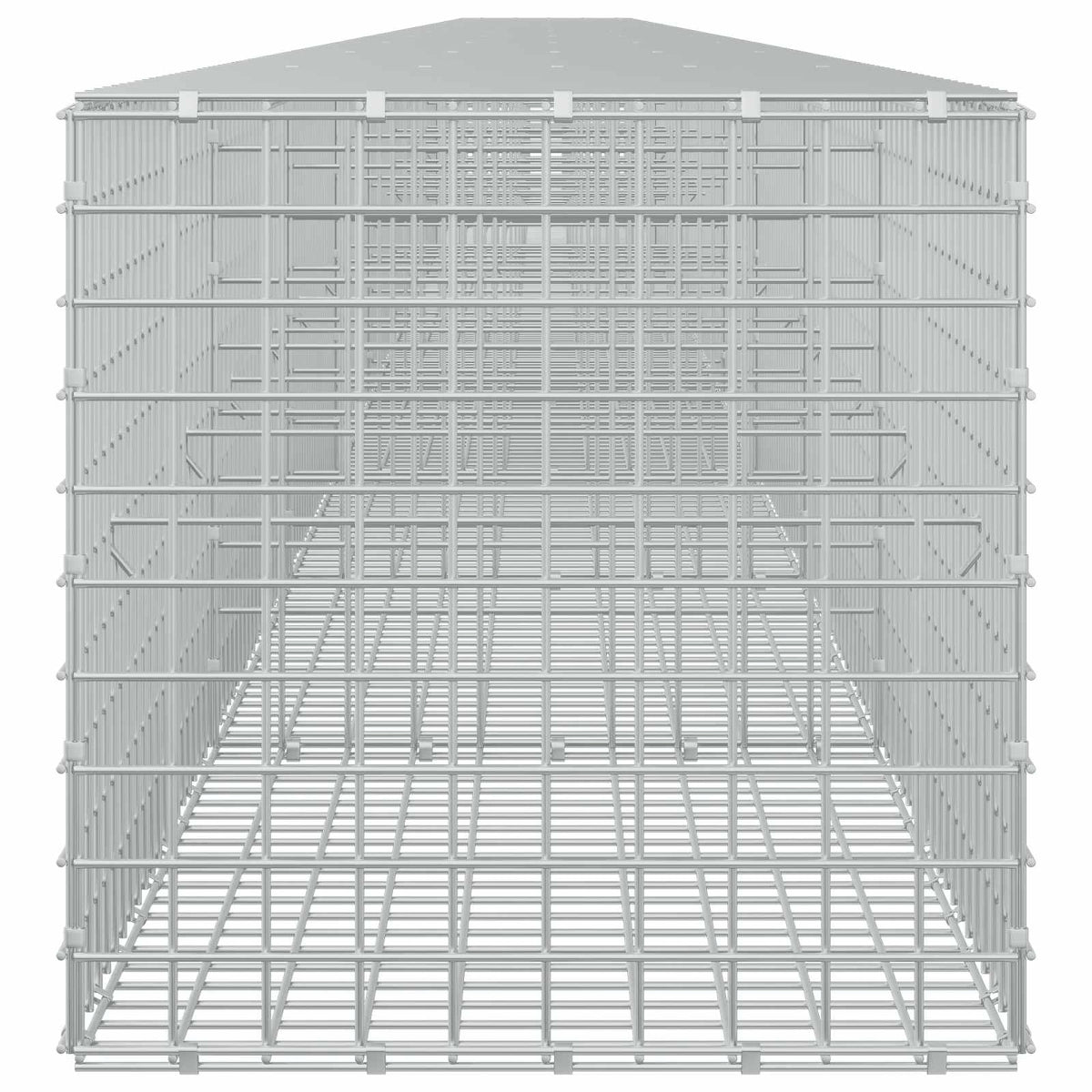 Gabion s 5 mm žicom i mrežom 5x5 cm 1100x50x50 cm