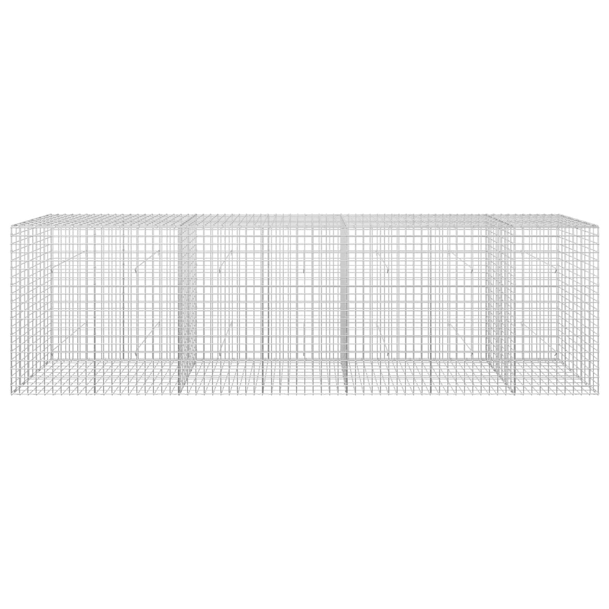 Gabion s 5 mm žicom i mrežom 5x5 cm 350x50x100 cm