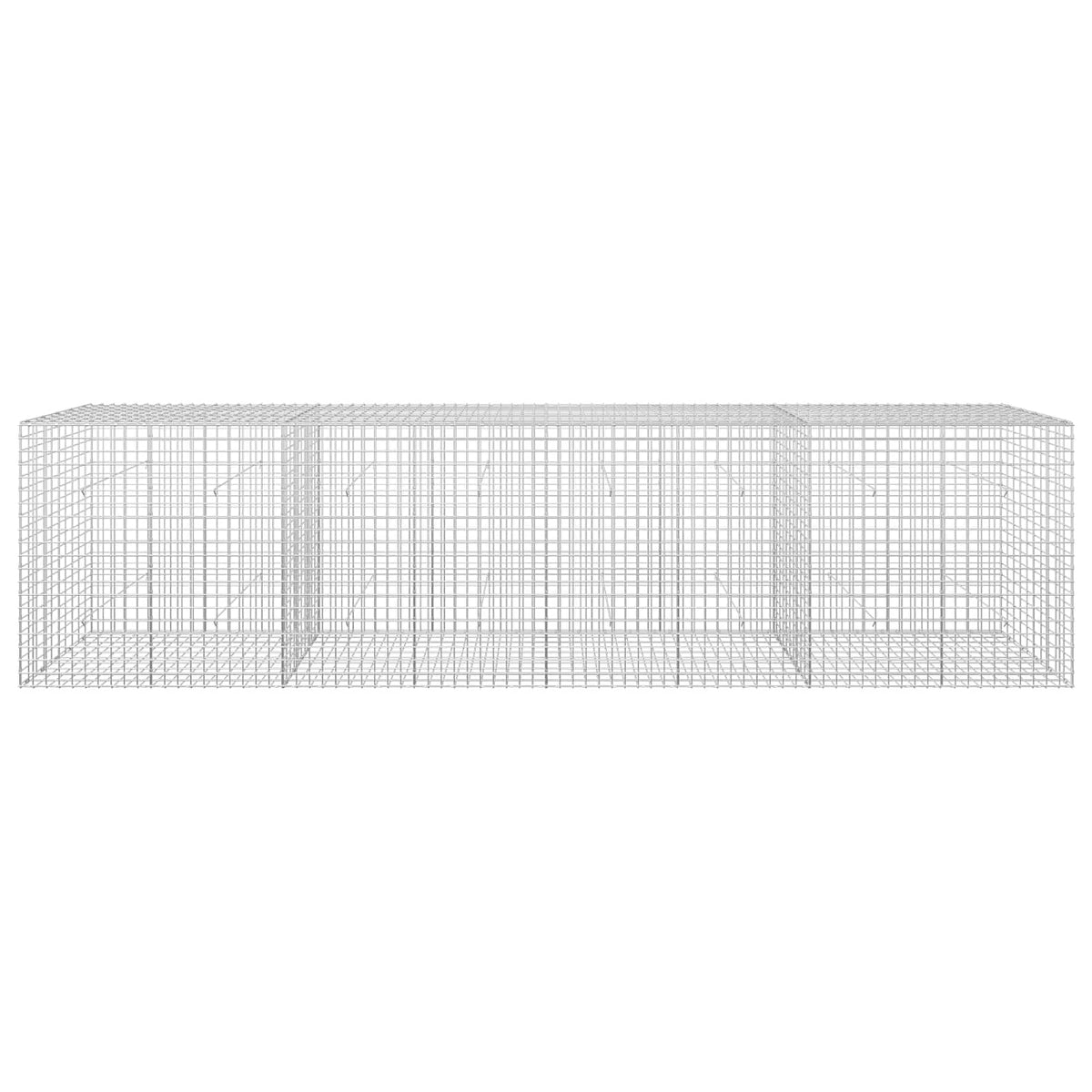 Gabion s 5 mm žicom i mrežom 5x5 cm 400x50x100 cm