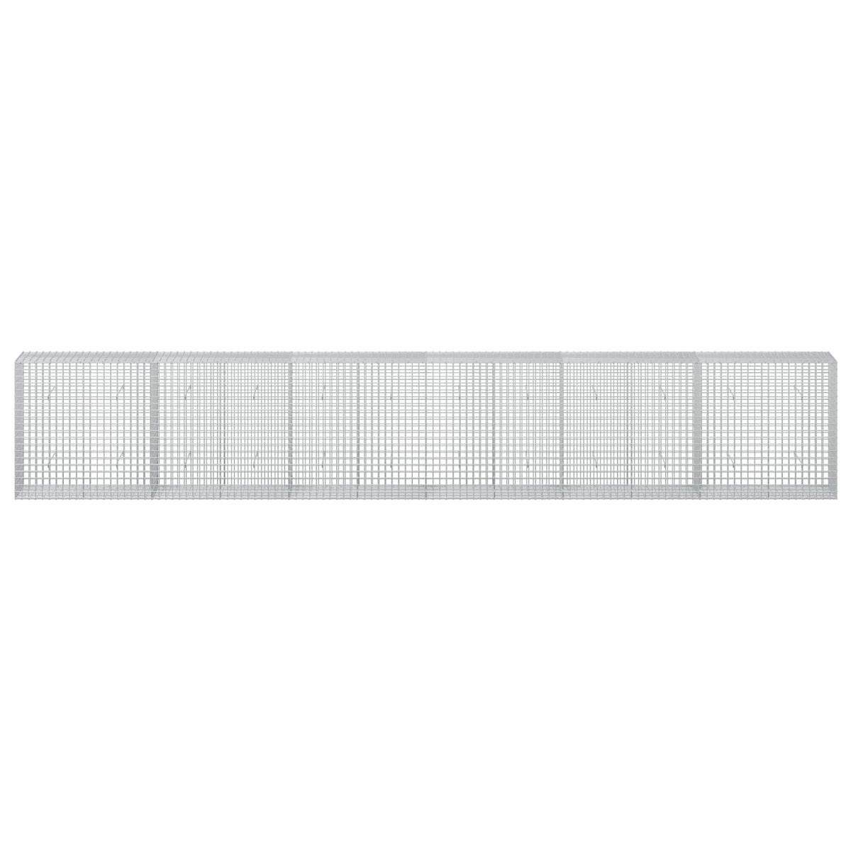 Gabion s 5 mm žicom i mrežom 5x5 cm 600x50x100 cm