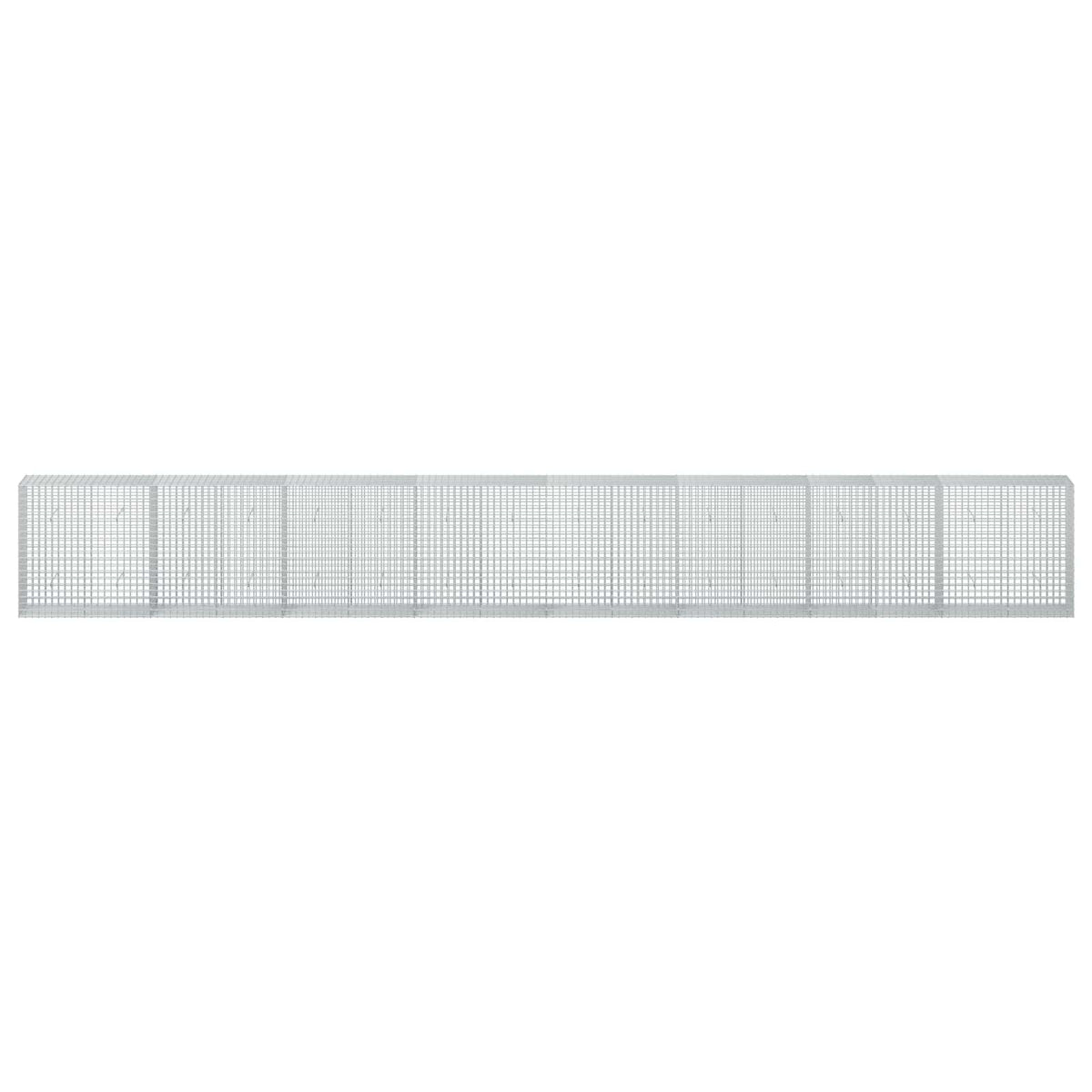 Gabion s 5 mm žicom i mrežom 5x5 cm 800x50x100 cm