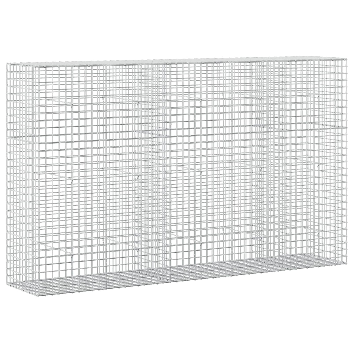 Gabion s 5 mm žicom i mrežom 5x5 cm 250x50x150 cm