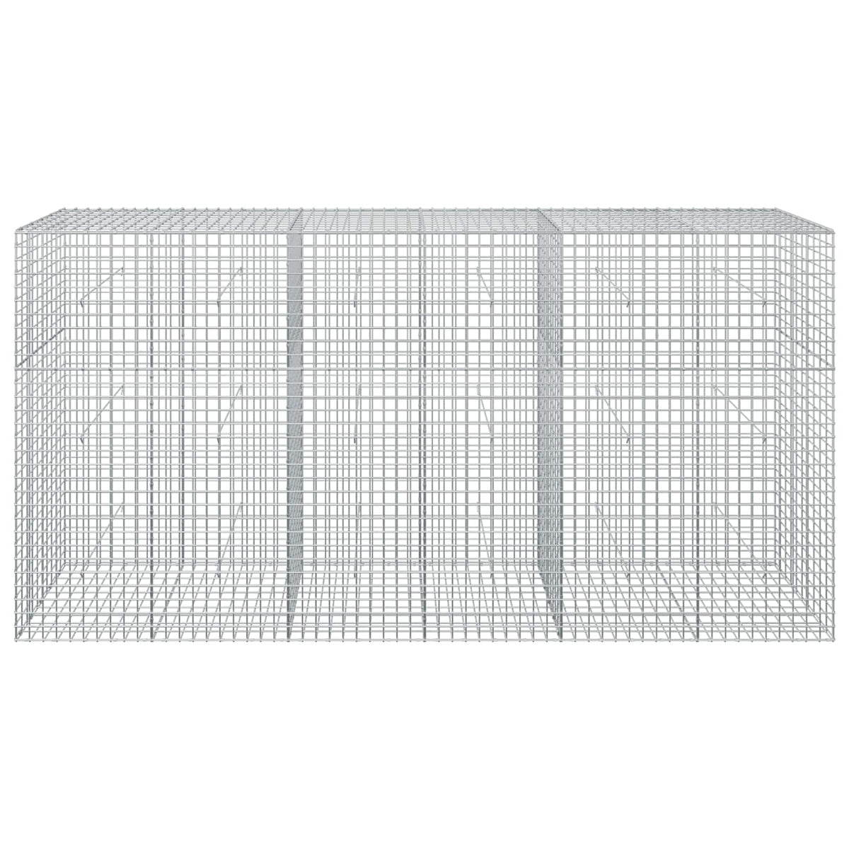 Gabion s žicom debljine 5 mm i mrežom 5x5 cm 300x50x150 cm