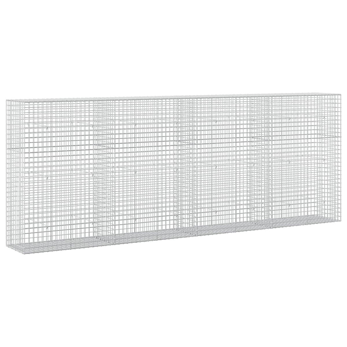 Gabion s 5 mm žicom i mrežom 5x5 cm 400x50x150 cm
