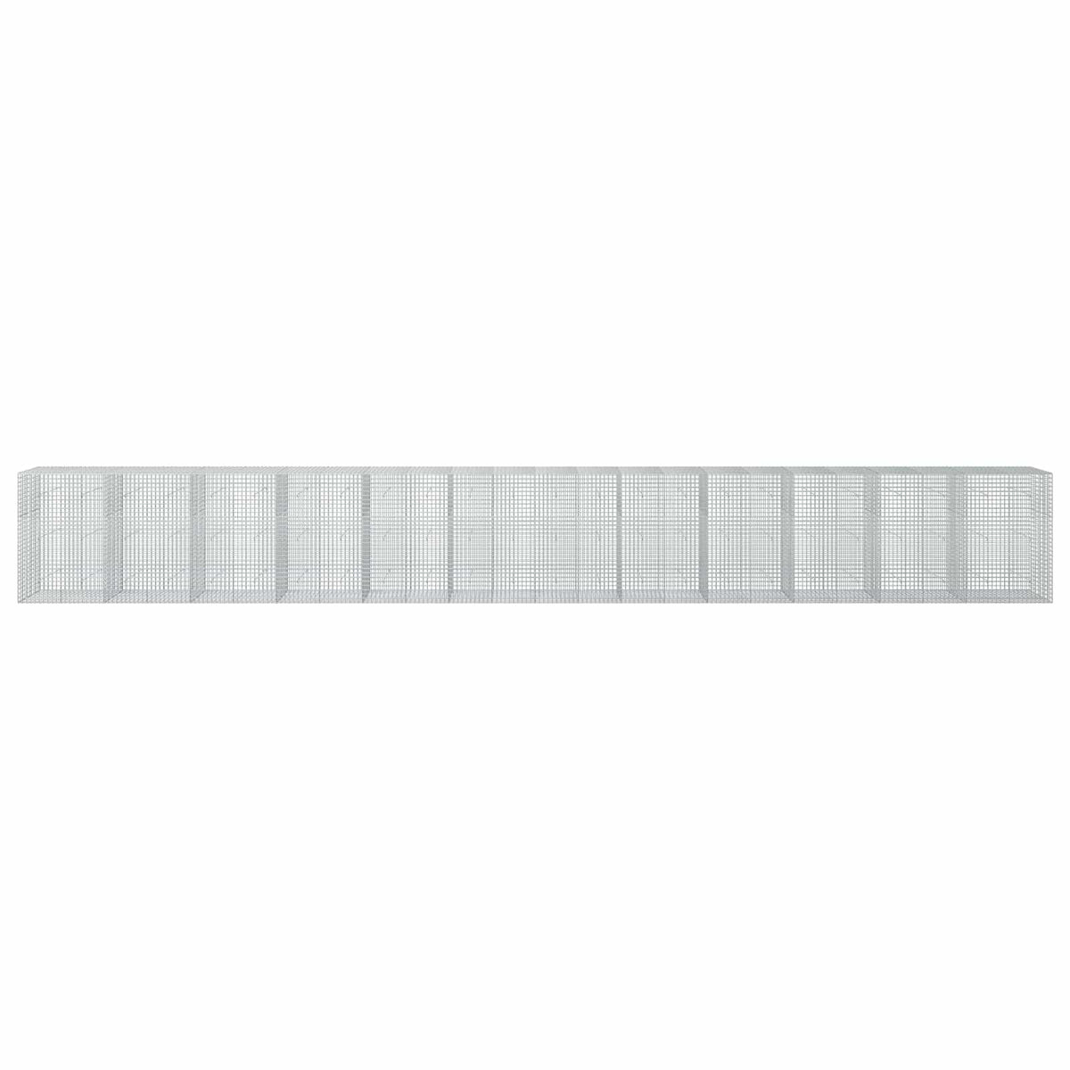 Gabion s 5 mm žicom i mrežom 5x5 cm 1200x50x150 cm
