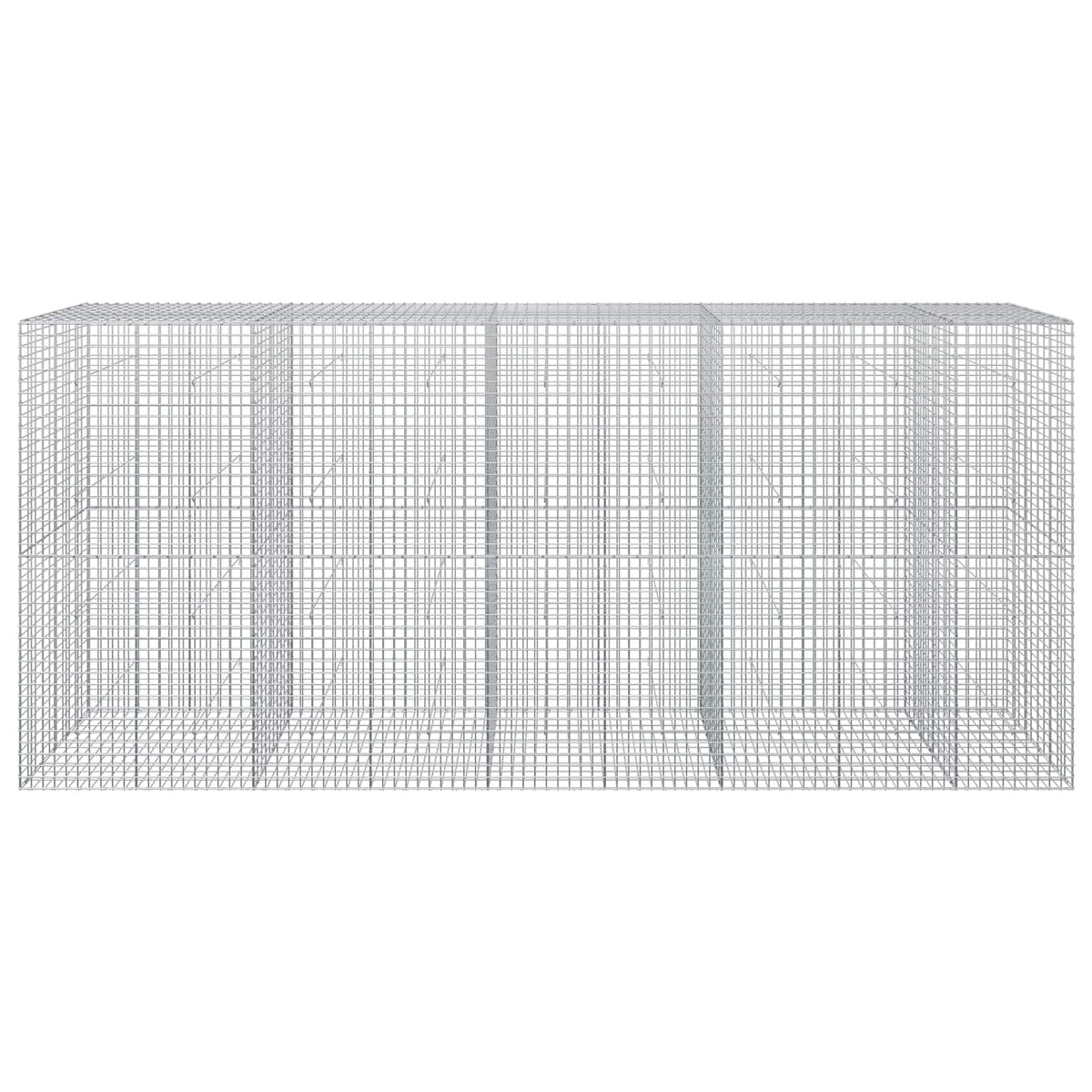 Gabion s 5 mm žicom i mrežom 5x5 cm 450x50x200 cm