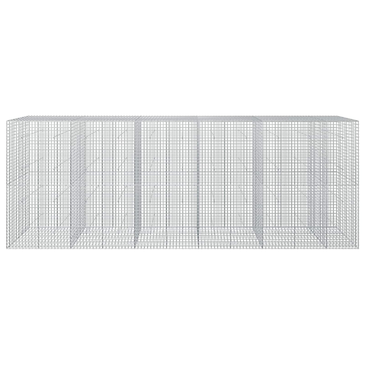 Gabion s 5 mm žicom i mrežom 5x5 cm 550x50x200 cm