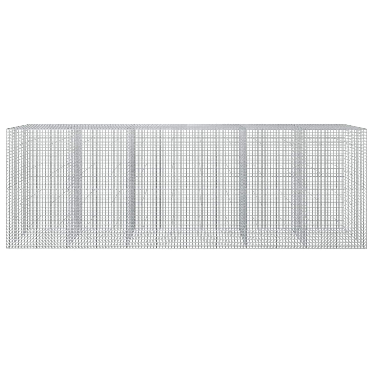 Gabion s 5 mm žicom i mrežom 5x5 cm 600x50x200 cm