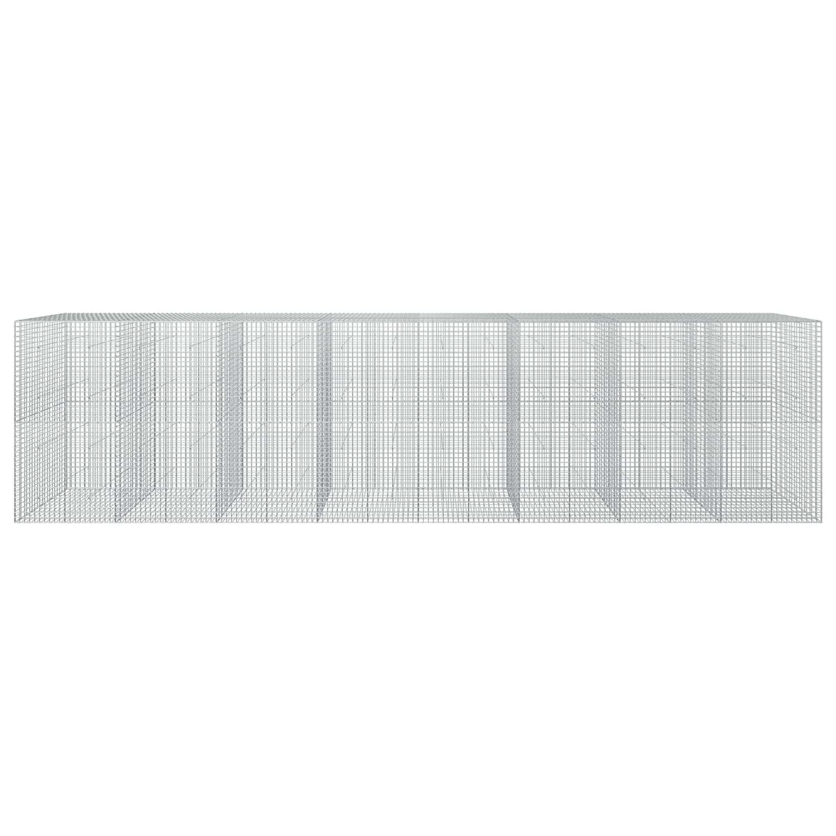 Gabion s 5 mm žicom i mrežom 5x5 cm 800x50x200 cm