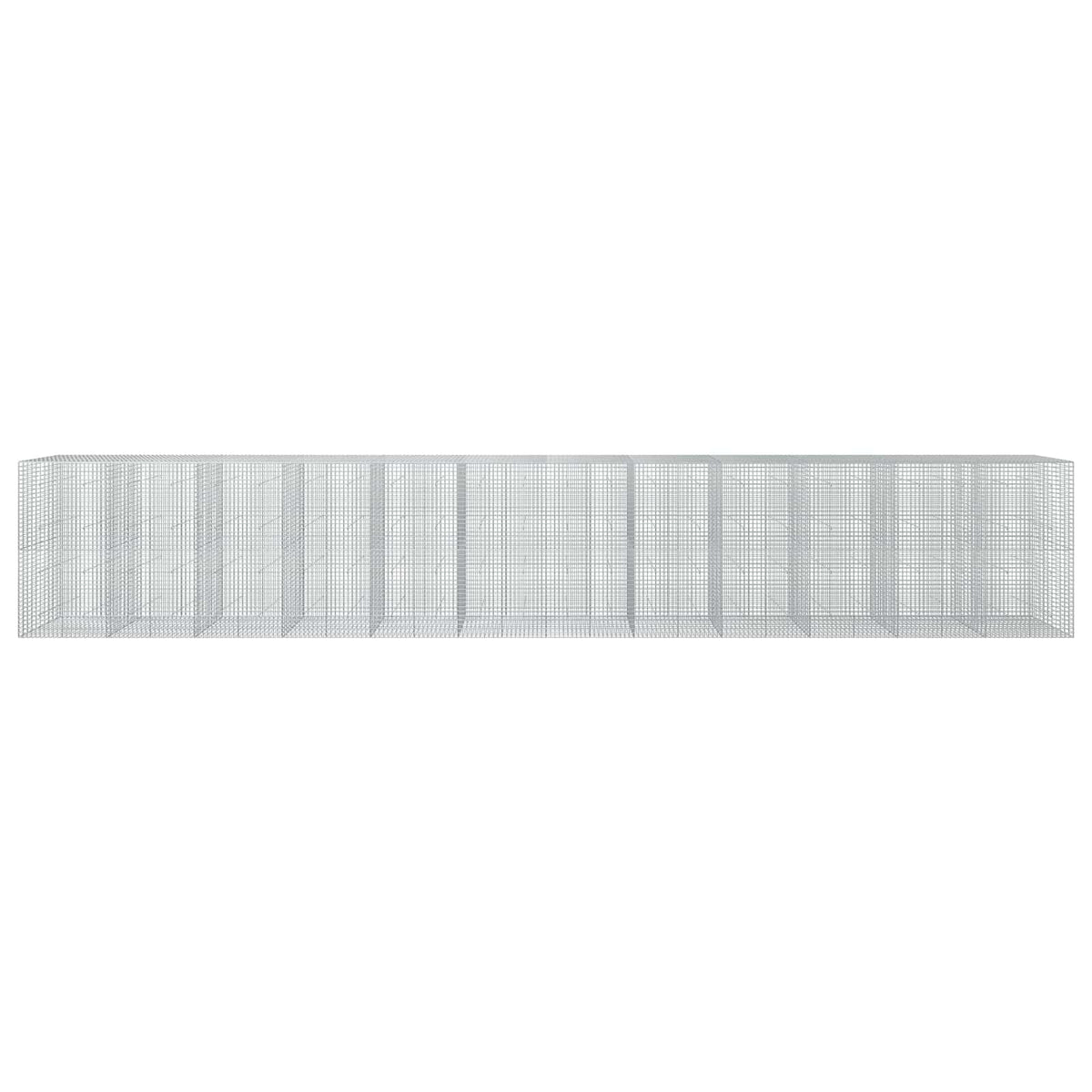 Gabion s 5 mm žicom i mrežom 5x5 cm 1200x50x200 cm