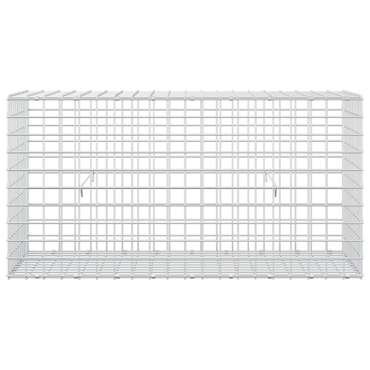 Gabion s 5 mm žicom i mrežom 5x5 cm 50x100x50 cm