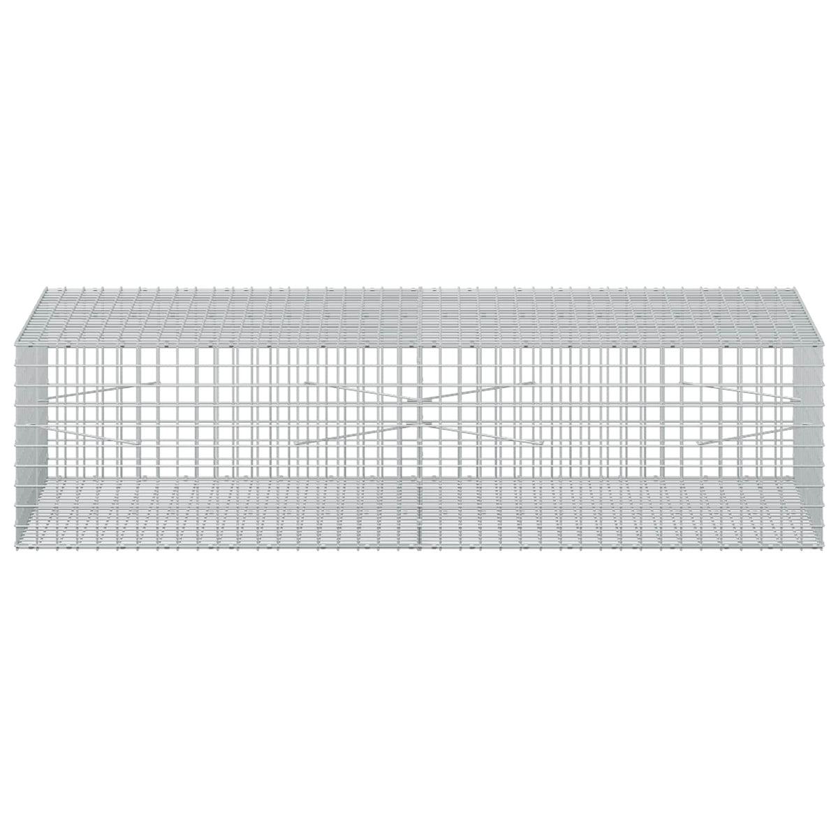 Gabion s 5 mm žicom i mrežom 5x5 cm 200x100x50 cm