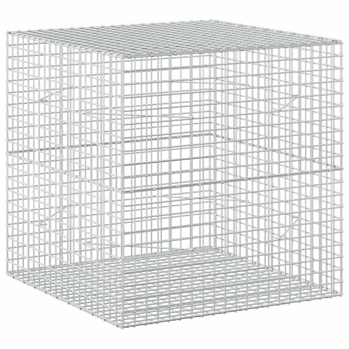 Gabion s 5 mm žicom i mrežom 5x5 cm 100x100x100 cm