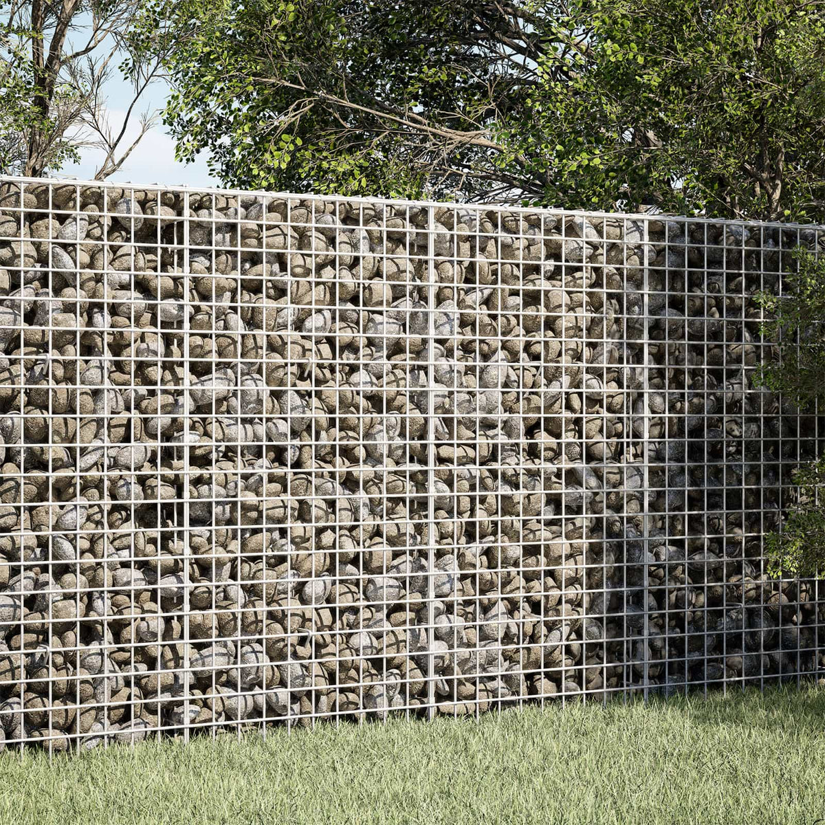 Gabion s 5 mm žicom i mrežom 5x5 cm 150x100x100 cm