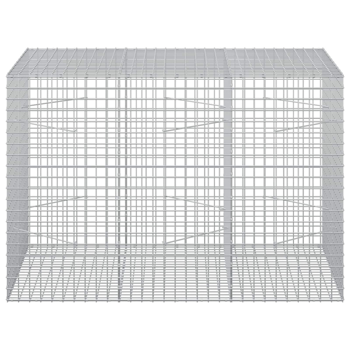 Gabion s 5 mm žicom i mrežom 5x5 cm 150x100x100 cm