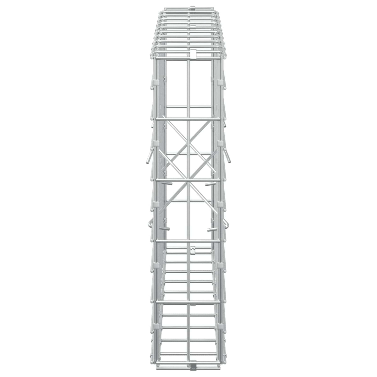 Gabion s žicom debljine 5 mm i mrežom 5x10 cm 100x10x50 cm