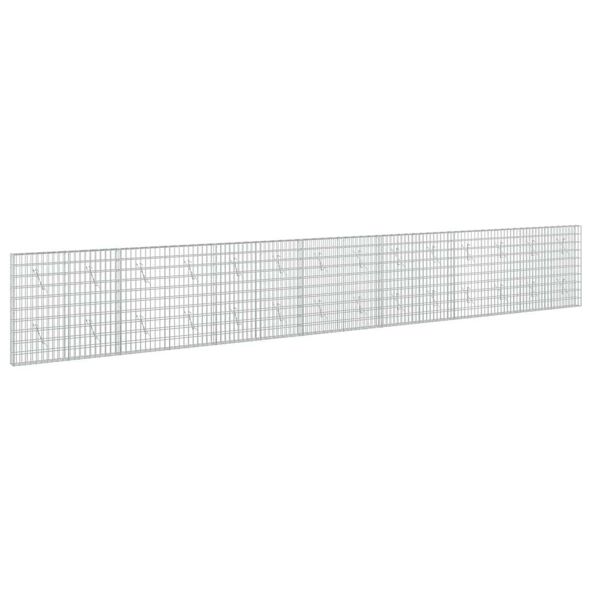 Gabion s žicom debljine 5 mm i mrežom 5x10 cm 700x10x100 cm
