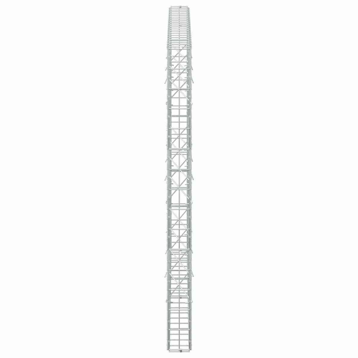 Gabion s žicom debljine 5 mm i mrežom 5x10 cm 200x10x150 cm