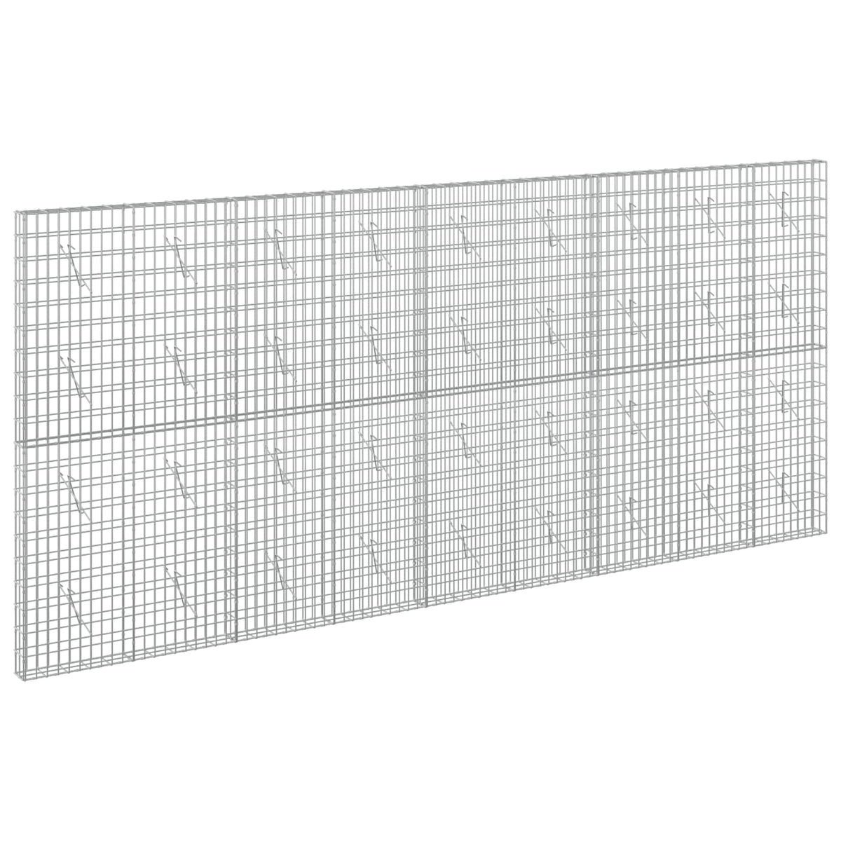 Gabion s žicom debljine 5 mm i mrežom 5x10 cm 450x10x200 cm