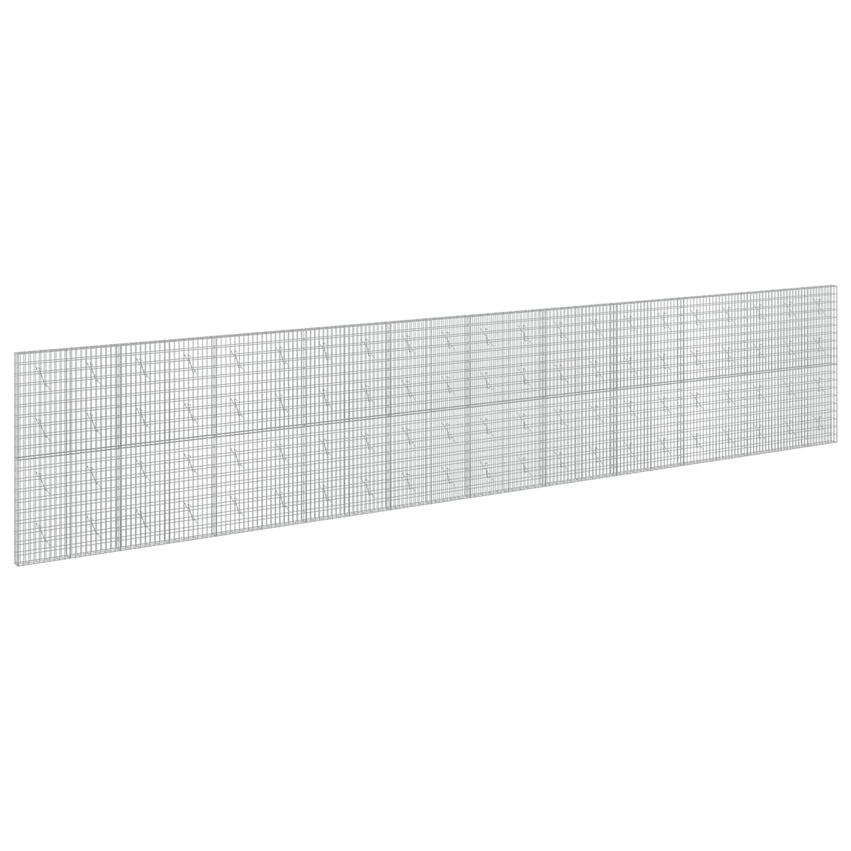Gabion s žicom debljine 5 mm i mrežom 5x10 cm 1050x10x200 cm