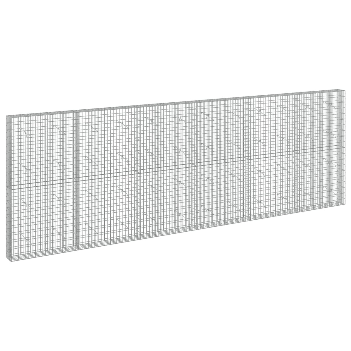 Gabion s žicom debljine 5 mm i mrežom 5x10 cm 600x20x200 cm