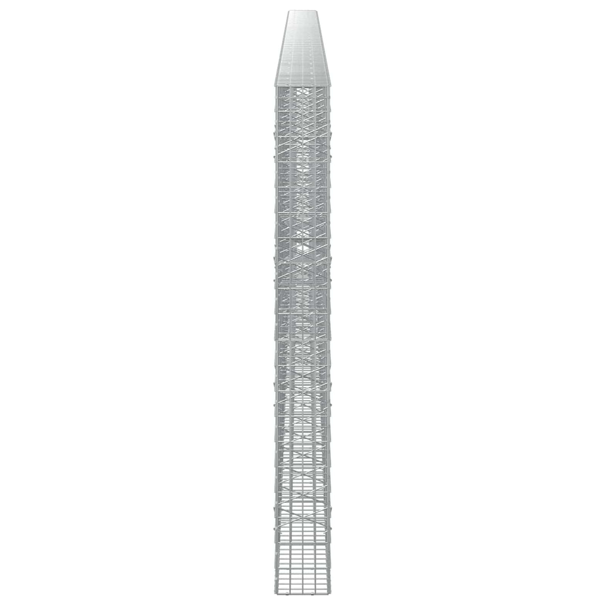Gabion s žicom debljine 5 mm i mrežom 5x10 cm 1200x20x200 cm