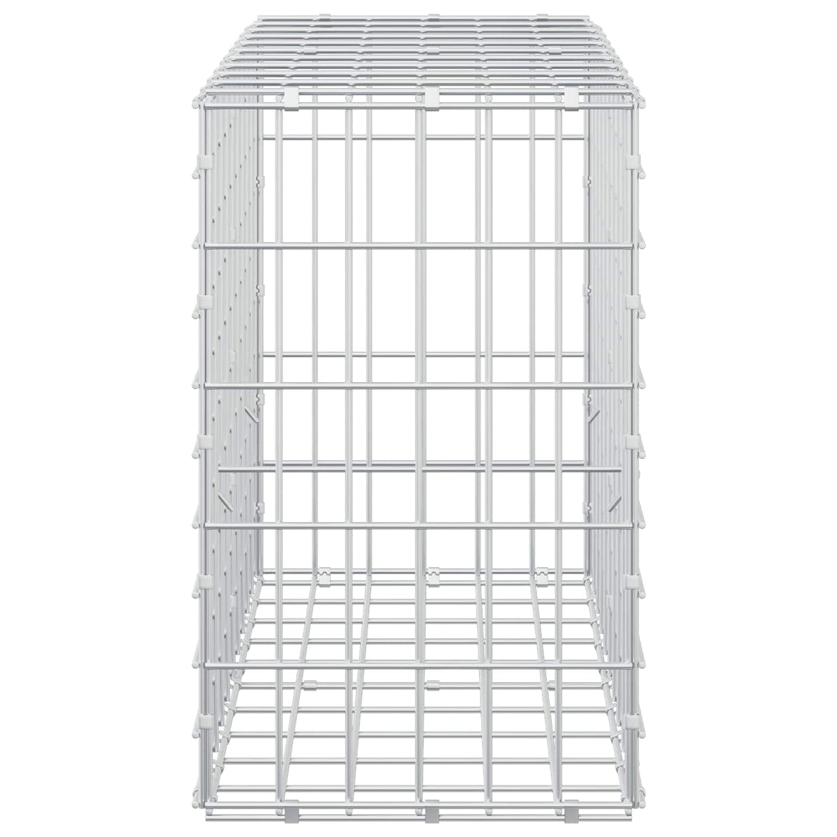 Gabion s žicom debljine 5 mm i mrežom 5x10 cm 100x30x50 cm