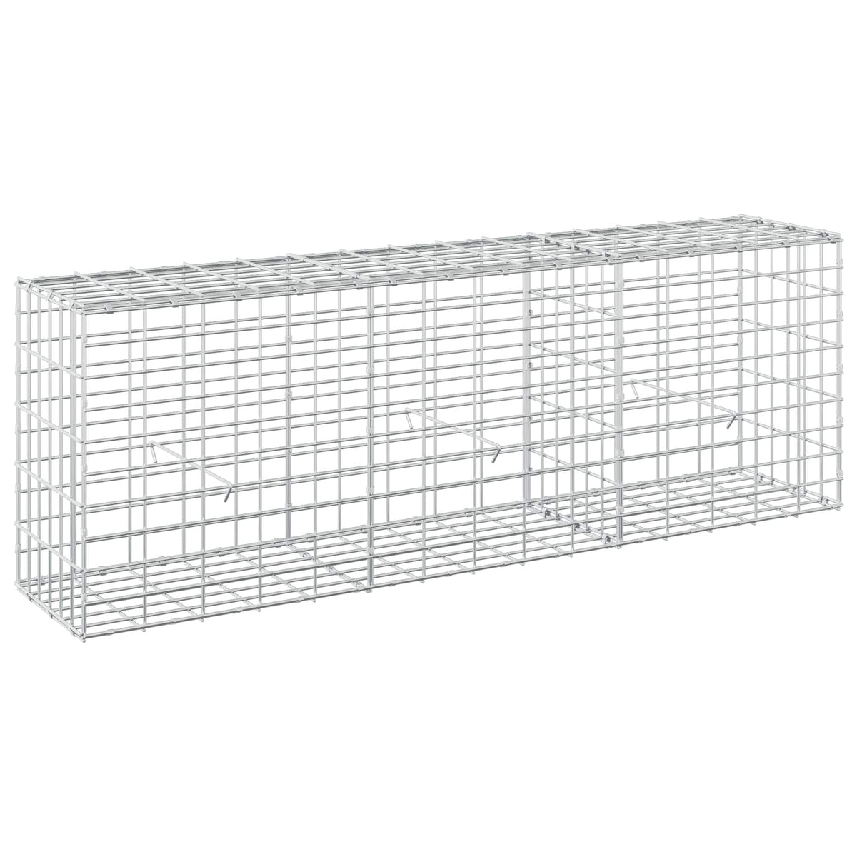 Gabion s žicom debljine 5 mm i mrežom 5x10 cm 150x30x50 cm
