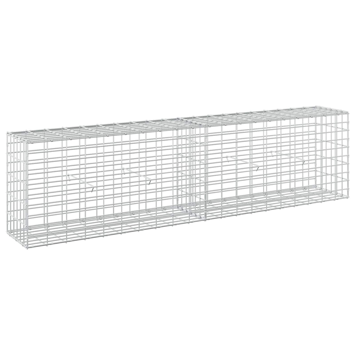 Gabion s žicom debljine 5 mm i mrežom 5x10 cm 200x30x50 cm