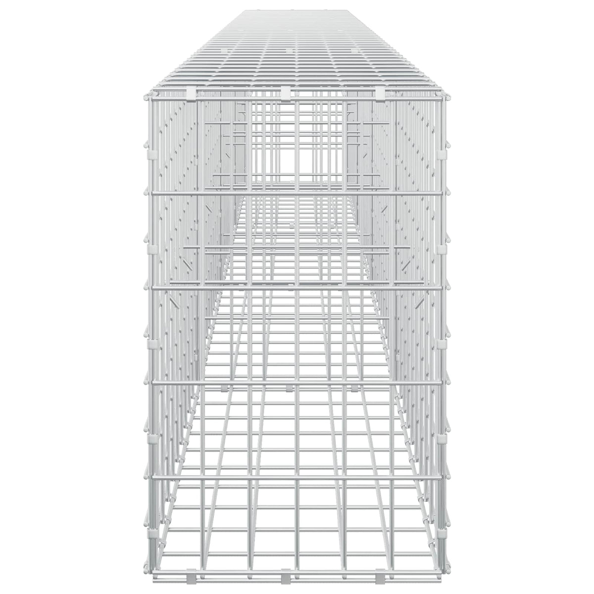 Gabion s žicom debljine 5 mm i mrežom 5x10 cm 400x30x50 cm